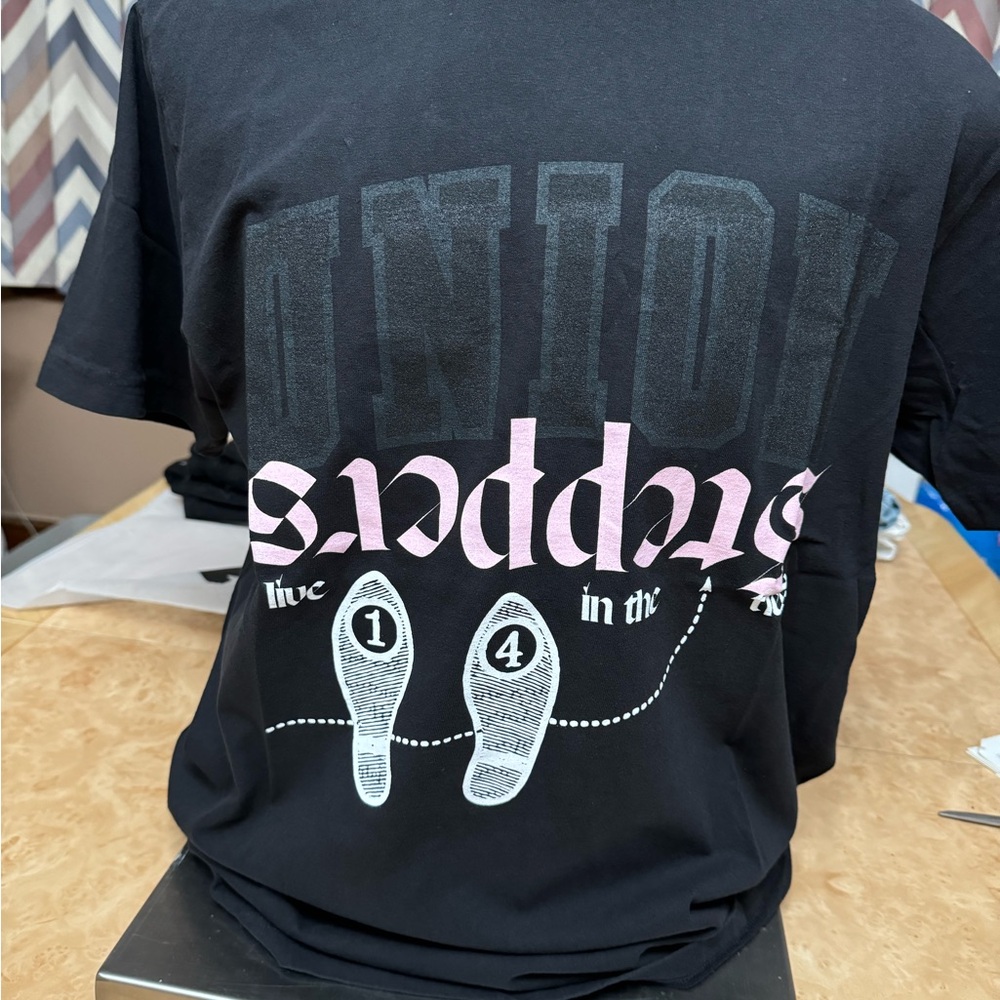 Union La  X Kendrick Lamar Big Steppers Tour T-shirt Exclusive Men's Sz Lg Black